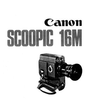 Canon camera scoopic16m